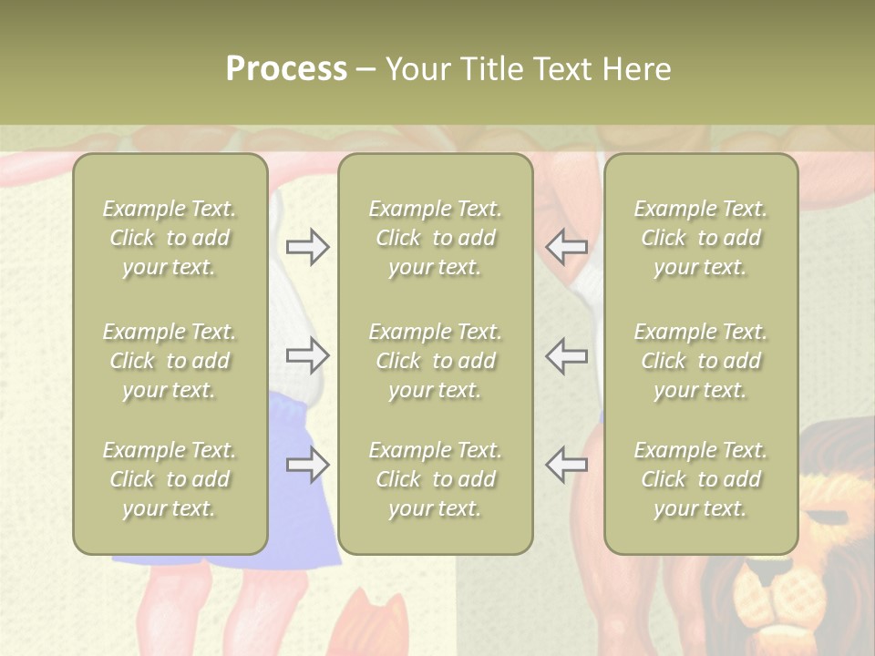 Wellness Lion Bald PowerPoint Template