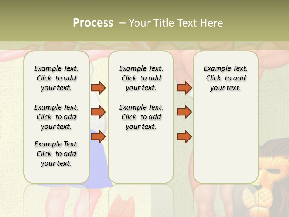 Wellness Lion Bald PowerPoint Template