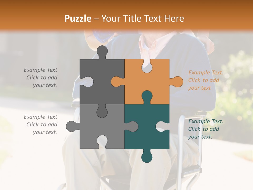 Assisted Living Healthcare And Medicine Two People PowerPoint Template