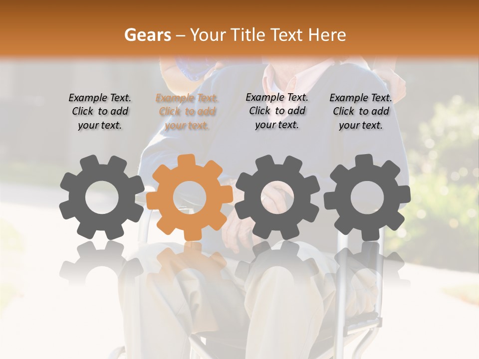 Assisted Living Healthcare And Medicine Two People PowerPoint Template