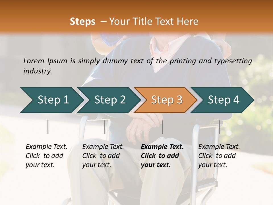 Assisted Living Healthcare And Medicine Two People PowerPoint Template