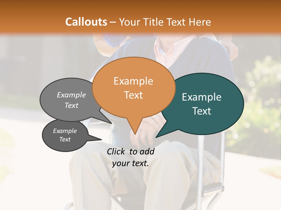 Assisted Living Healthcare And Medicine Two People PowerPoint Template