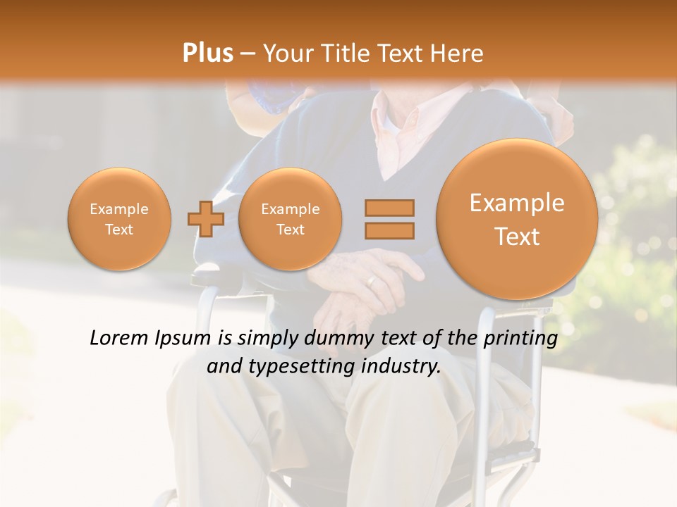 Assisted Living Healthcare And Medicine Two People PowerPoint Template