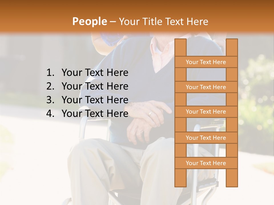 Assisted Living Healthcare And Medicine Two People PowerPoint Template