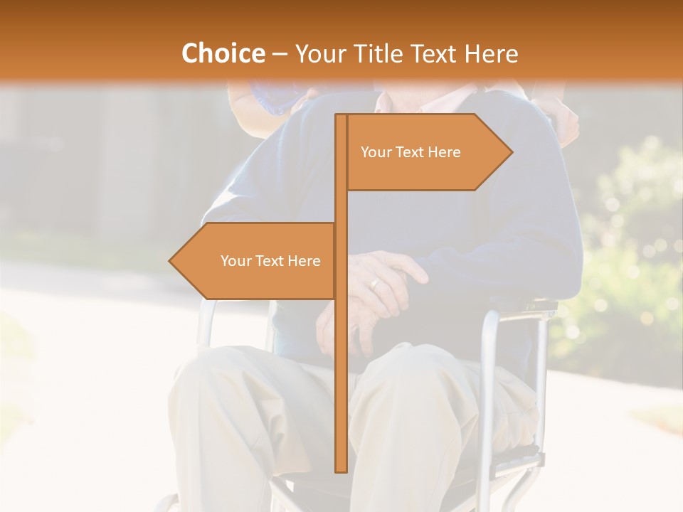 Assisted Living Healthcare And Medicine Two People PowerPoint Template