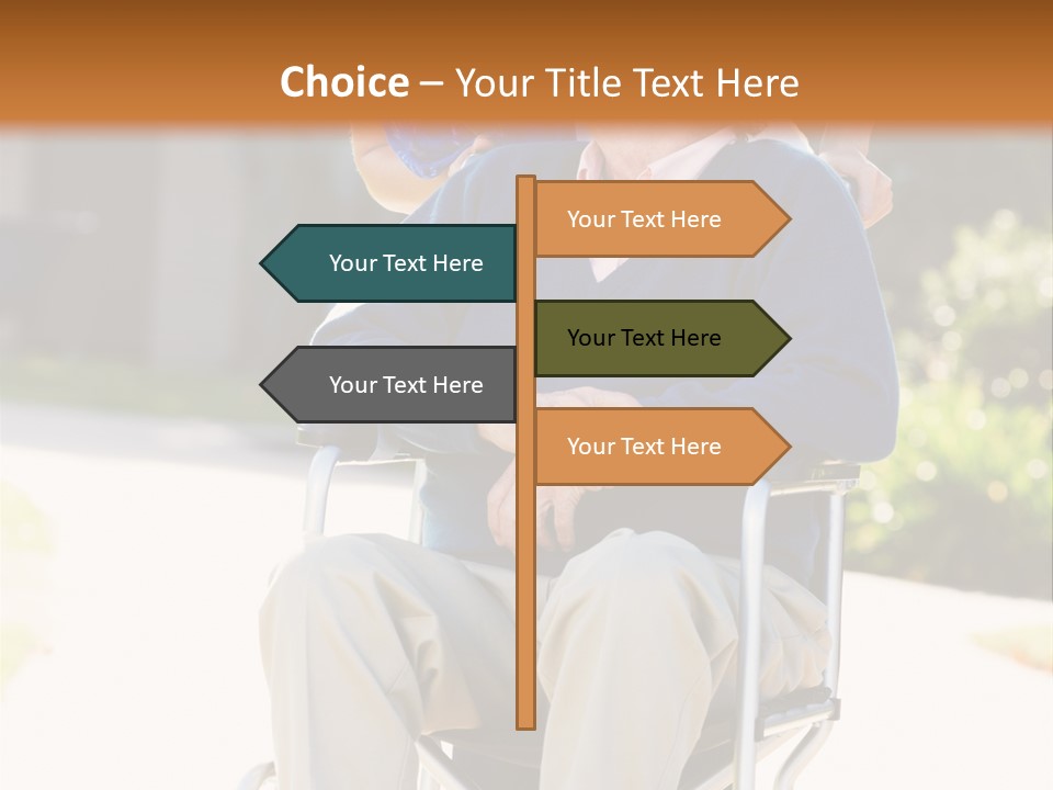 Assisted Living Healthcare And Medicine Two People PowerPoint Template
