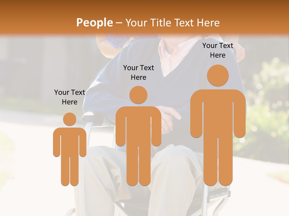 Assisted Living Healthcare And Medicine Two People PowerPoint Template