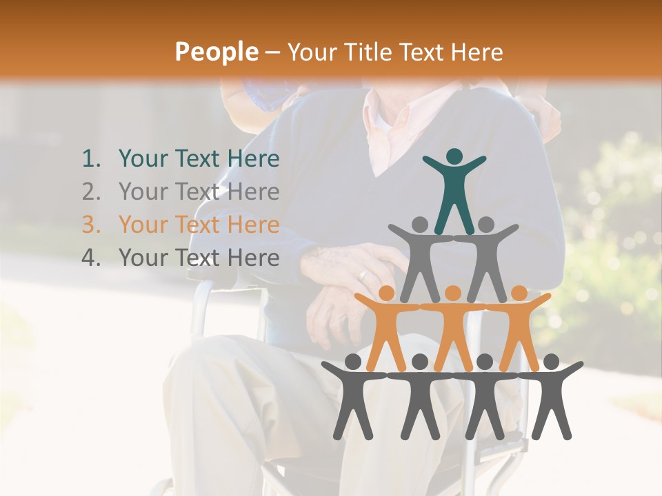 Assisted Living Healthcare And Medicine Two People PowerPoint Template