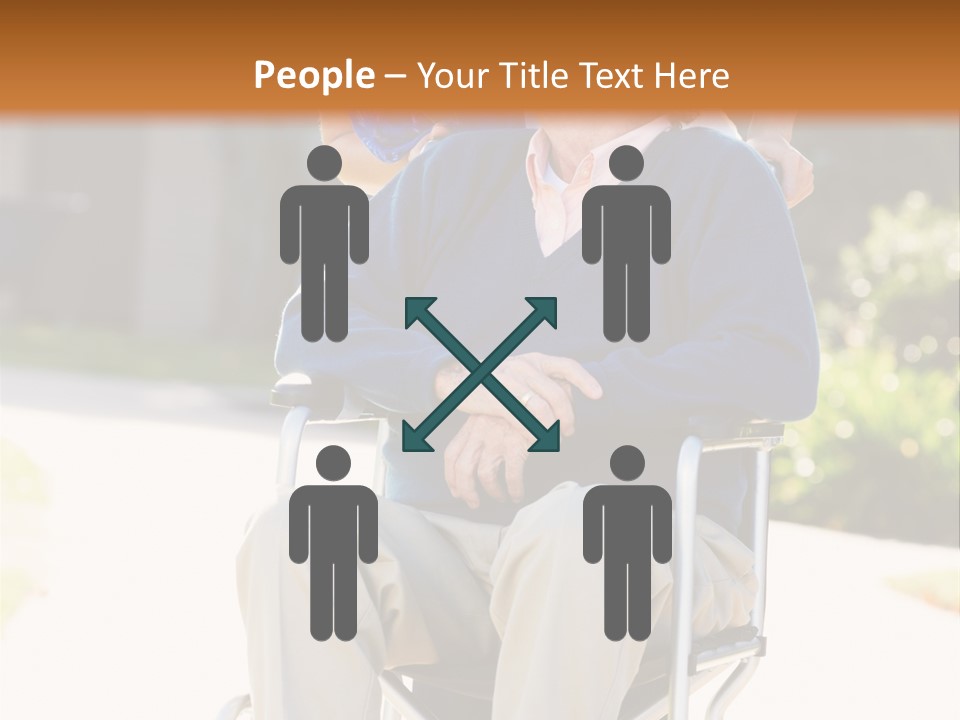 Assisted Living Healthcare And Medicine Two People PowerPoint Template