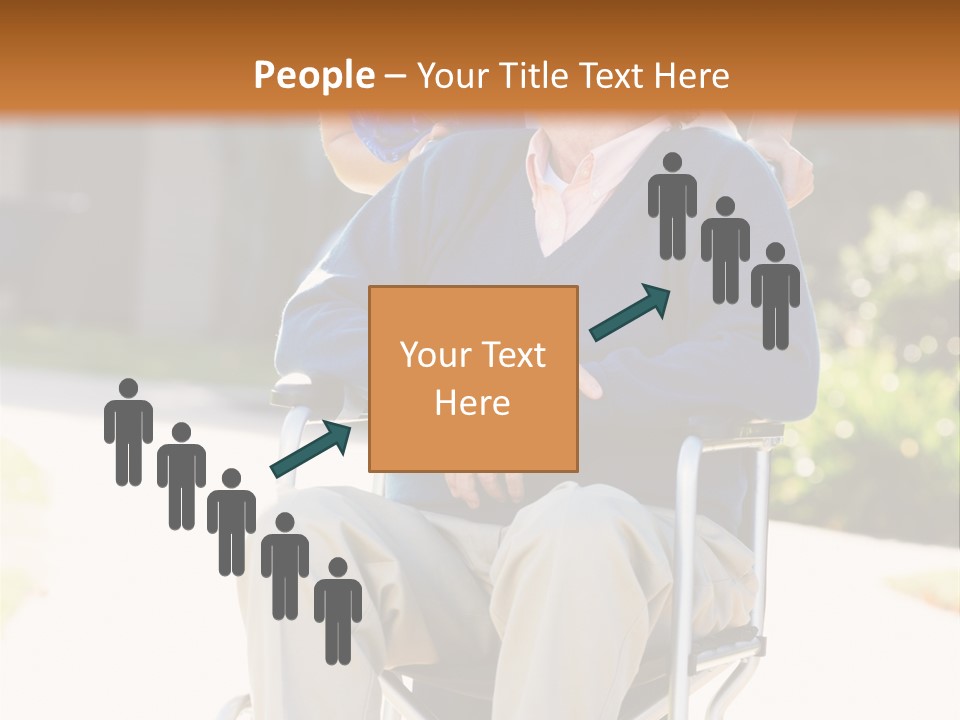 Assisted Living Healthcare And Medicine Two People PowerPoint Template