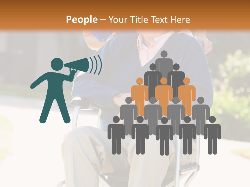 Assisted Living Healthcare And Medicine Two People PowerPoint Template