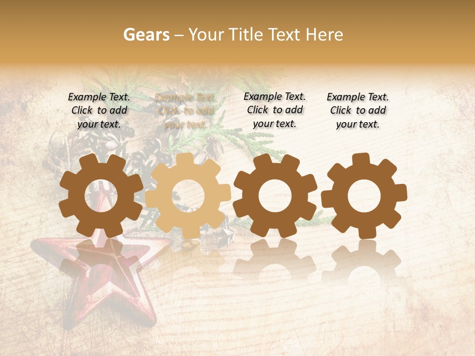 Wooden Background Color Tradition PowerPoint Template