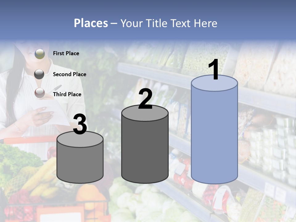 Lifestyle Checked Retail PowerPoint Template