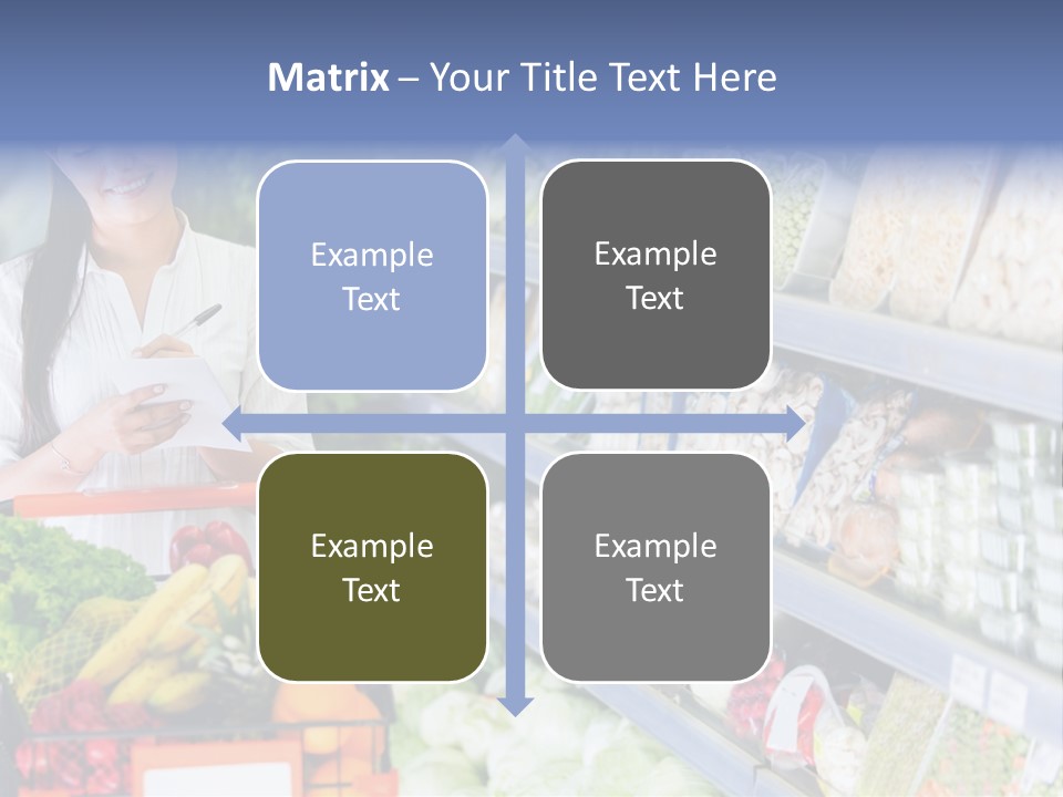 Lifestyle Checked Retail PowerPoint Template