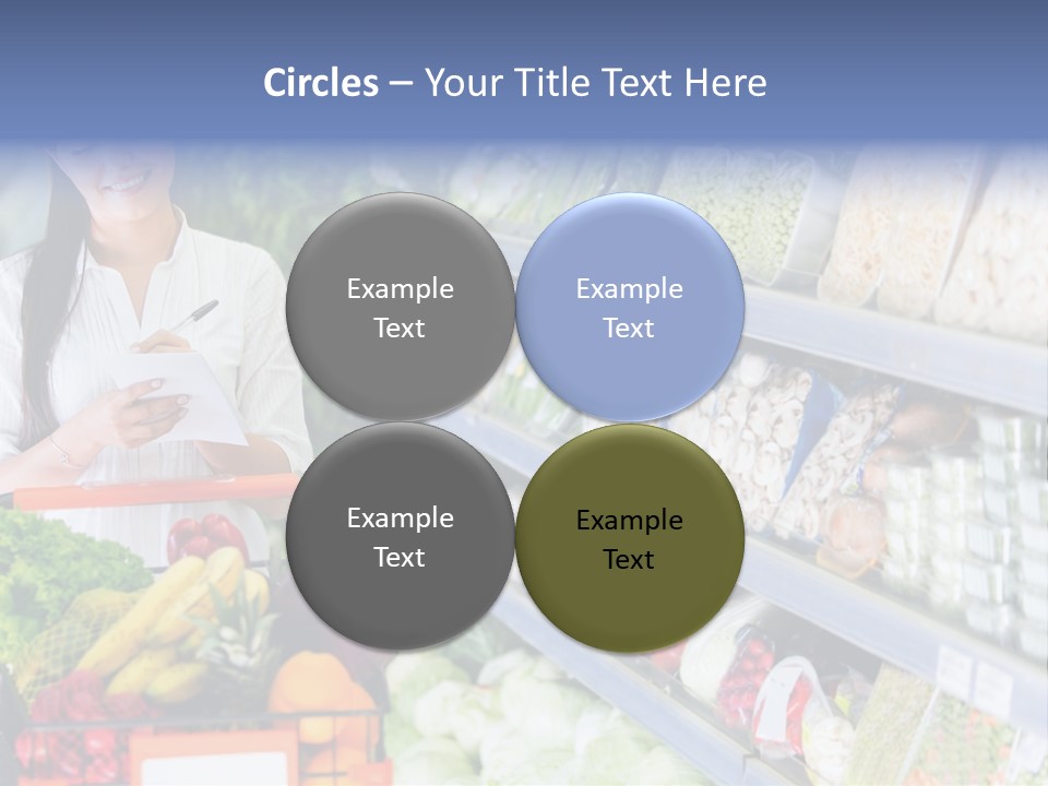 Lifestyle Checked Retail PowerPoint Template