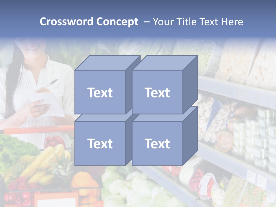 Lifestyle Checked Retail PowerPoint Template
