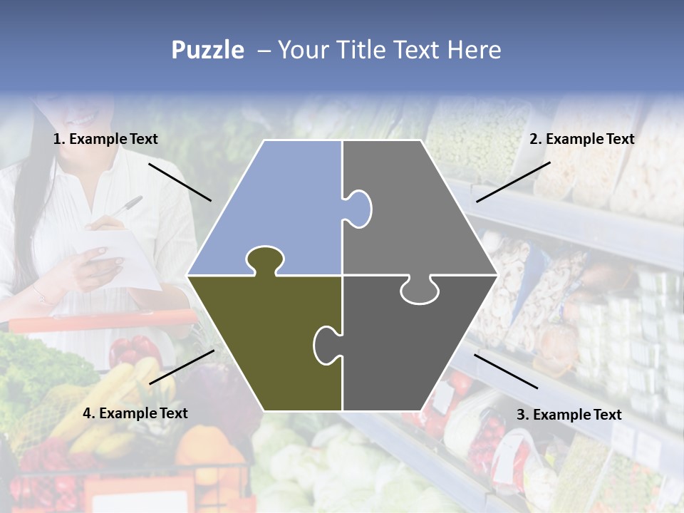 Lifestyle Checked Retail PowerPoint Template