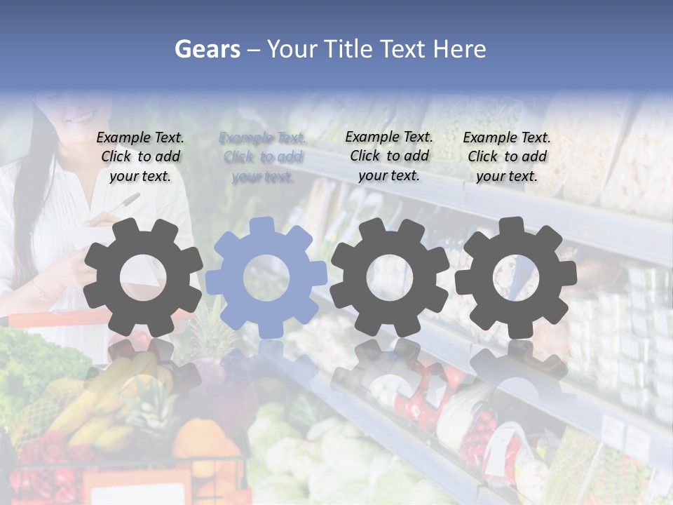 Lifestyle Checked Retail PowerPoint Template