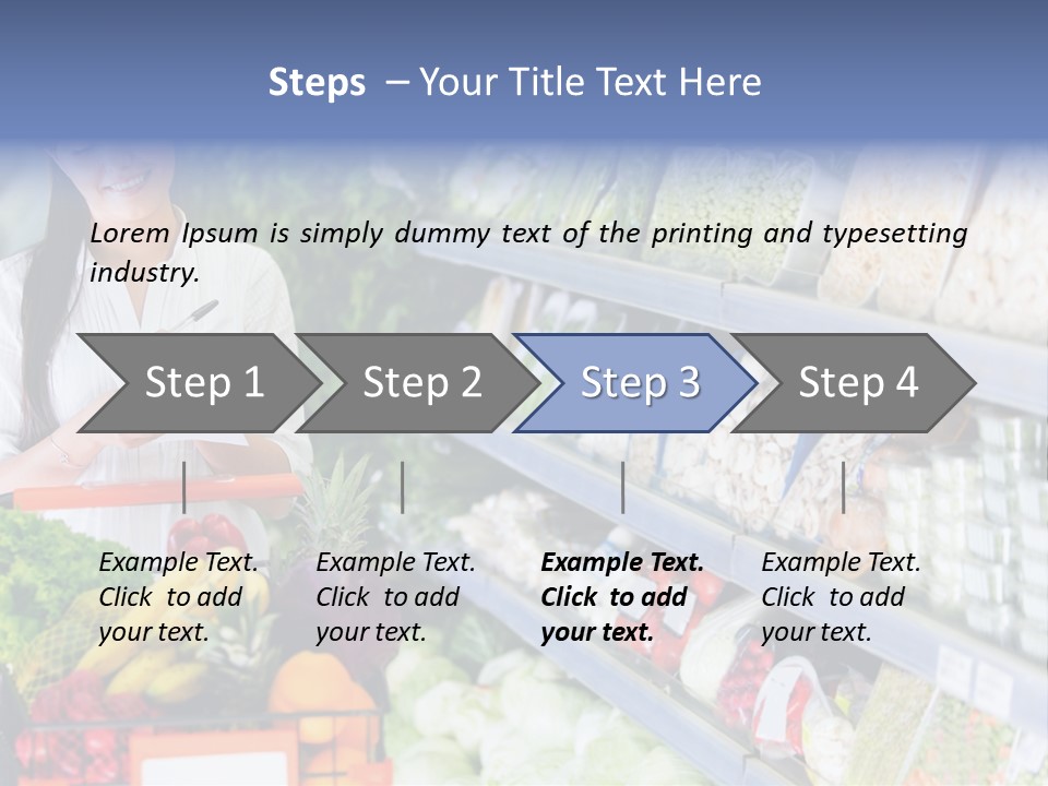 Lifestyle Checked Retail PowerPoint Template