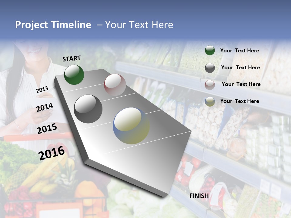 Lifestyle Checked Retail PowerPoint Template