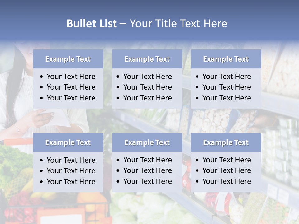 Lifestyle Checked Retail PowerPoint Template
