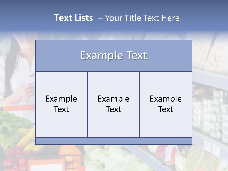 Lifestyle Checked Retail PowerPoint Template