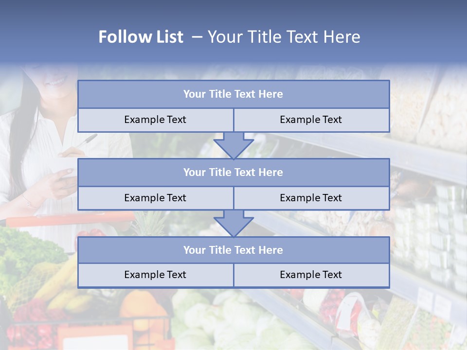 Lifestyle Checked Retail PowerPoint Template
