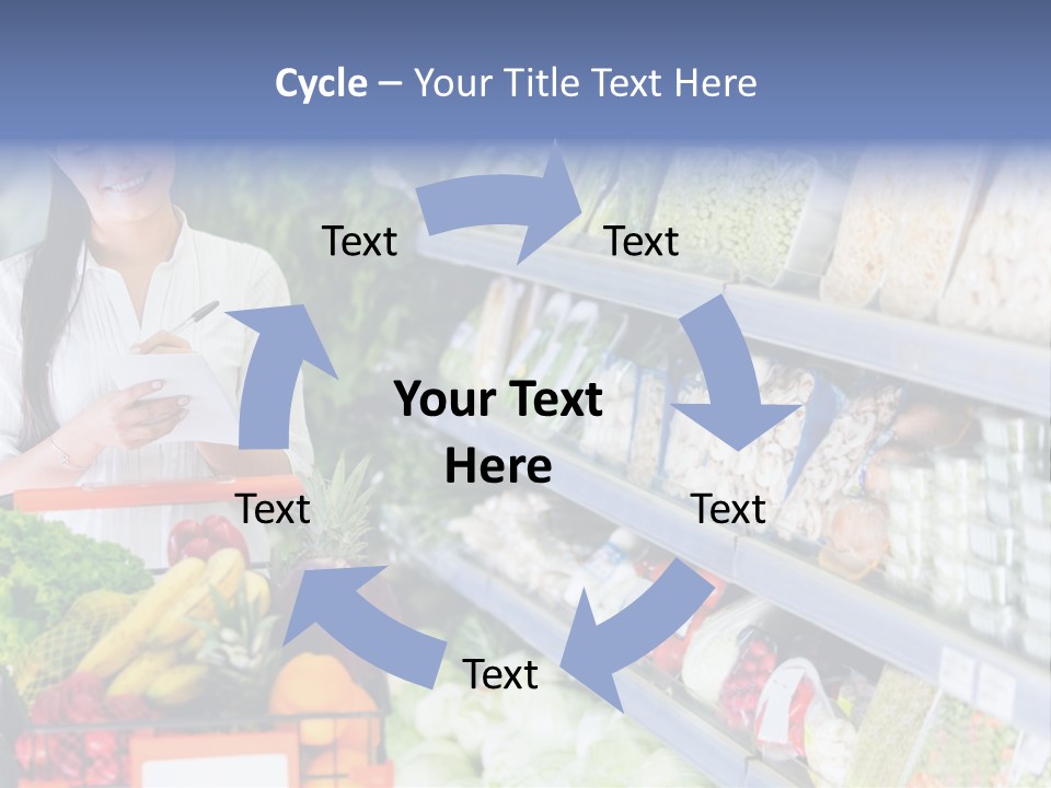 Lifestyle Checked Retail PowerPoint Template