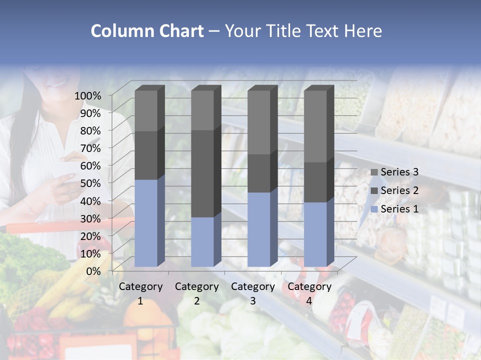 Lifestyle Checked Retail PowerPoint Template
