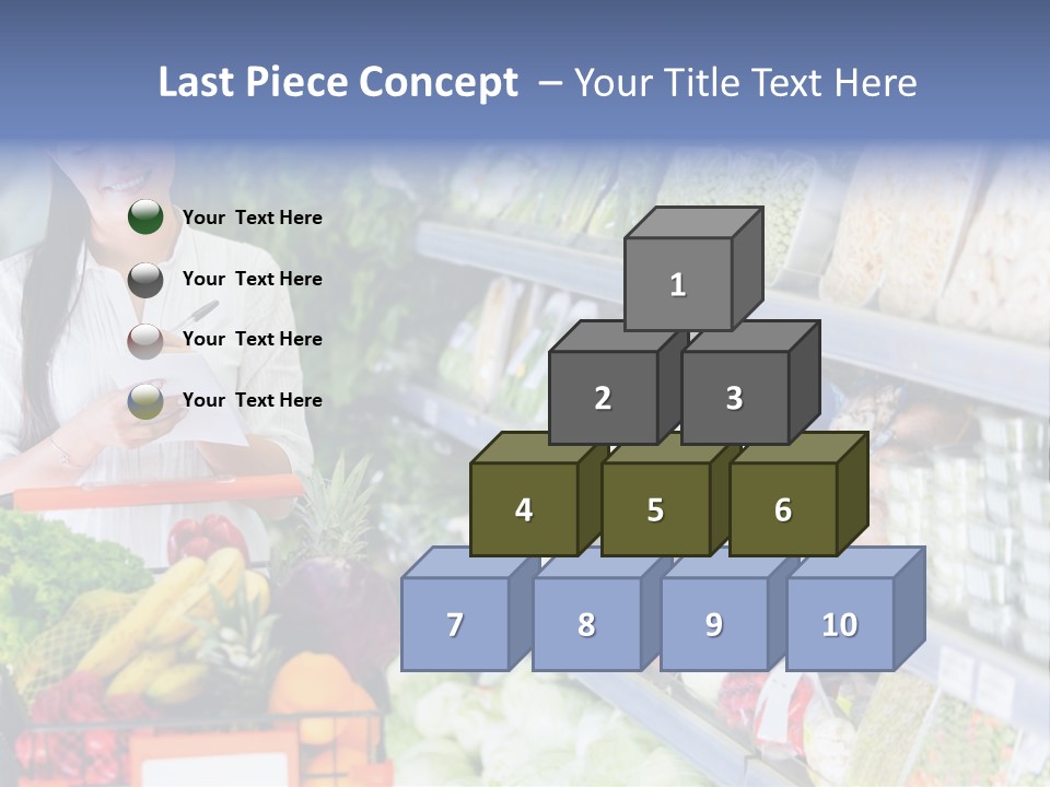 Lifestyle Checked Retail PowerPoint Template