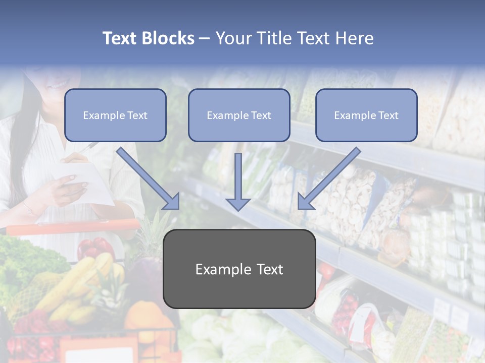 Lifestyle Checked Retail PowerPoint Template