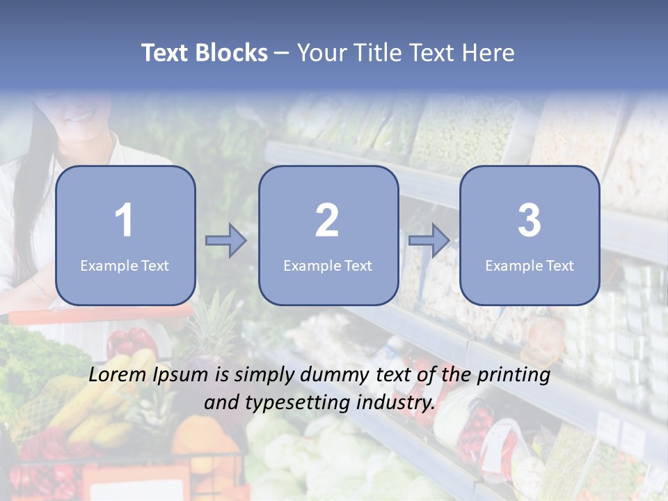 Lifestyle Checked Retail PowerPoint Template