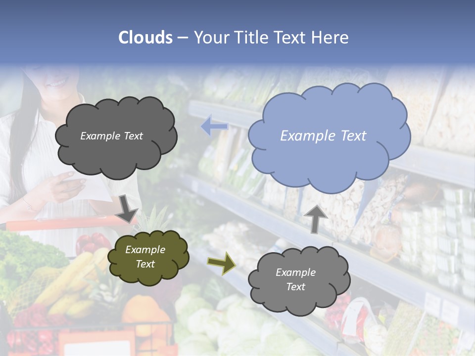 Lifestyle Checked Retail PowerPoint Template