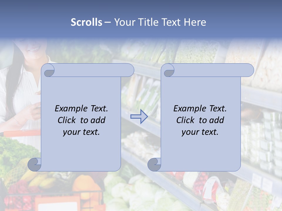 Lifestyle Checked Retail PowerPoint Template