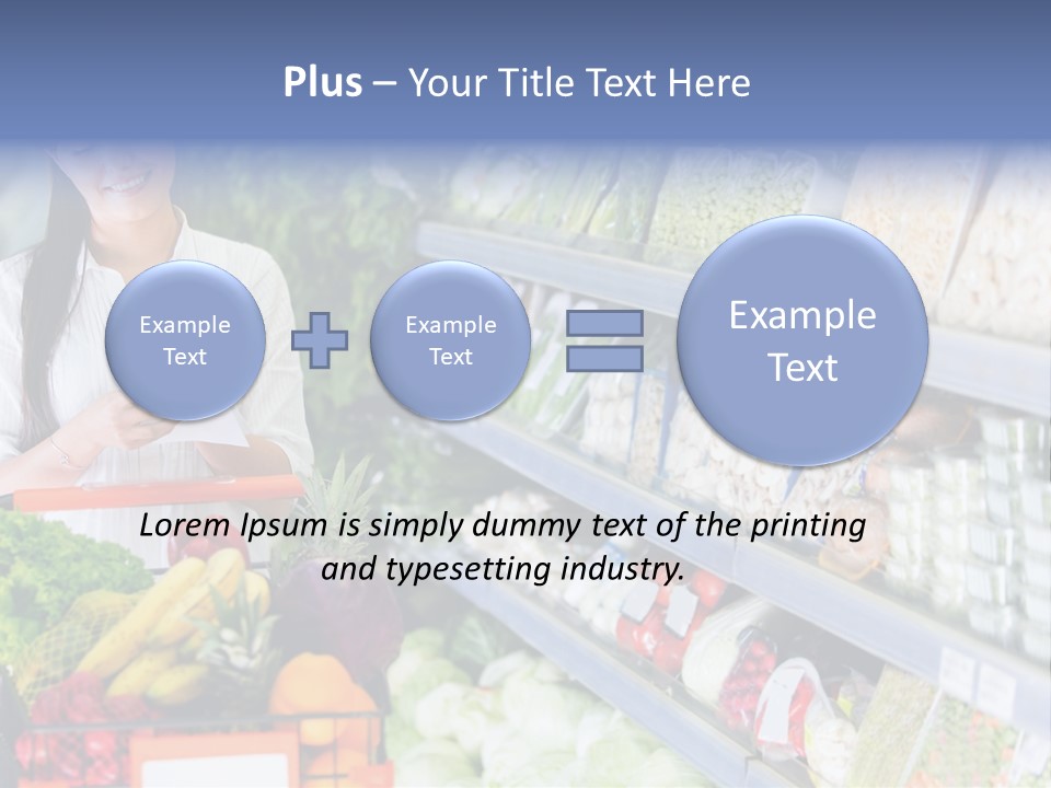 Lifestyle Checked Retail PowerPoint Template
