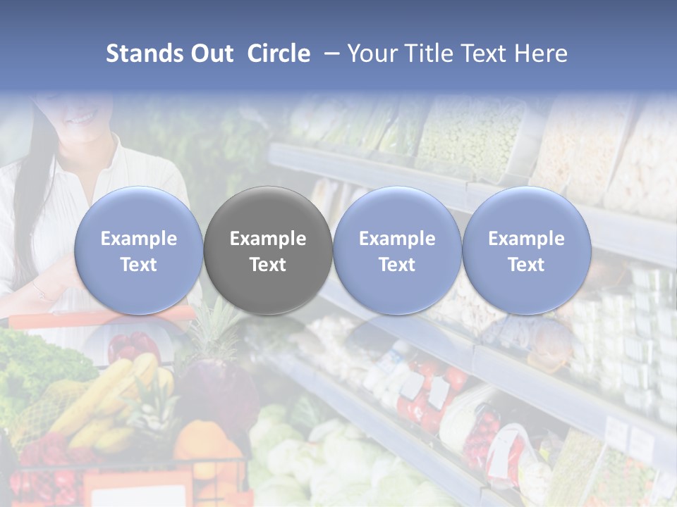 Lifestyle Checked Retail PowerPoint Template