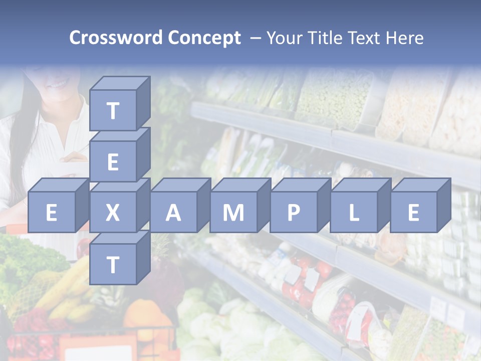 Lifestyle Checked Retail PowerPoint Template