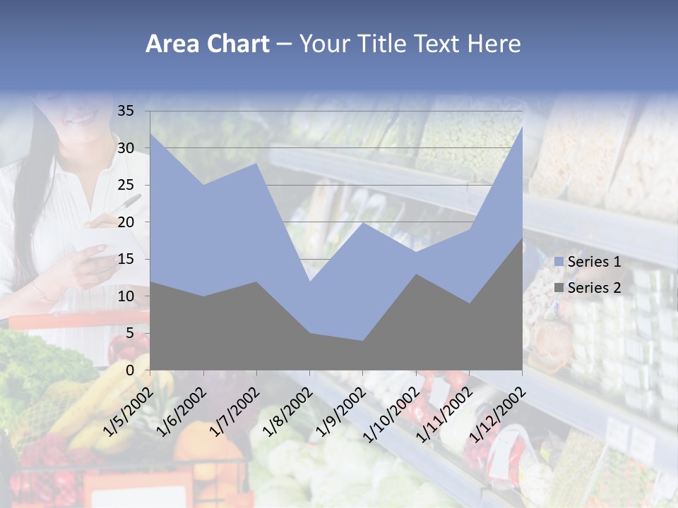 Lifestyle Checked Retail PowerPoint Template