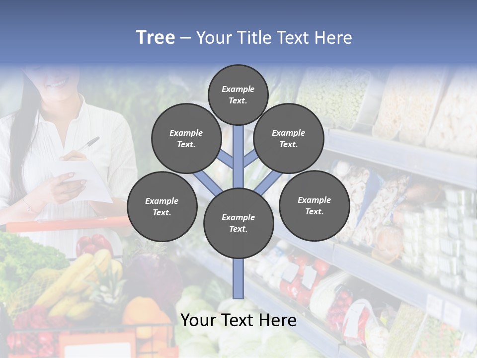 Lifestyle Checked Retail PowerPoint Template