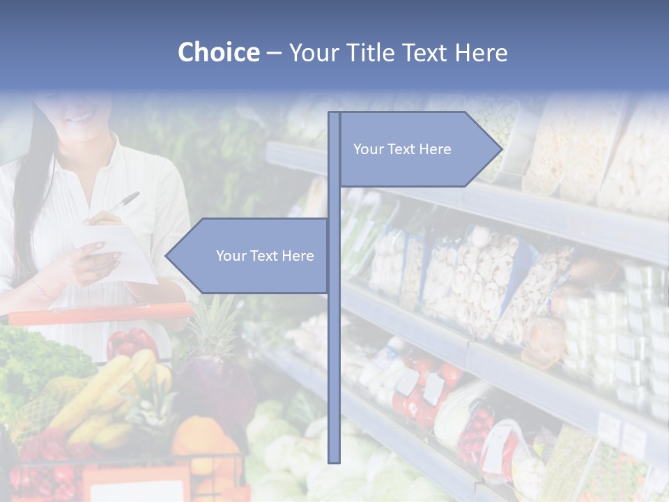 Lifestyle Checked Retail PowerPoint Template