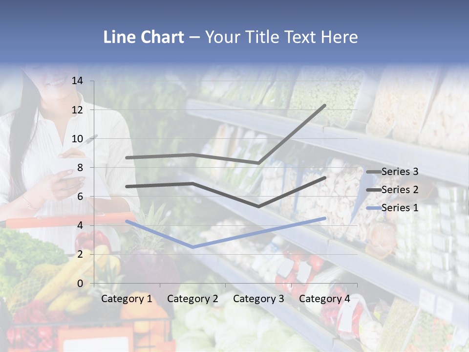 Lifestyle Checked Retail PowerPoint Template