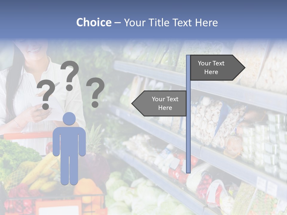 Lifestyle Checked Retail PowerPoint Template