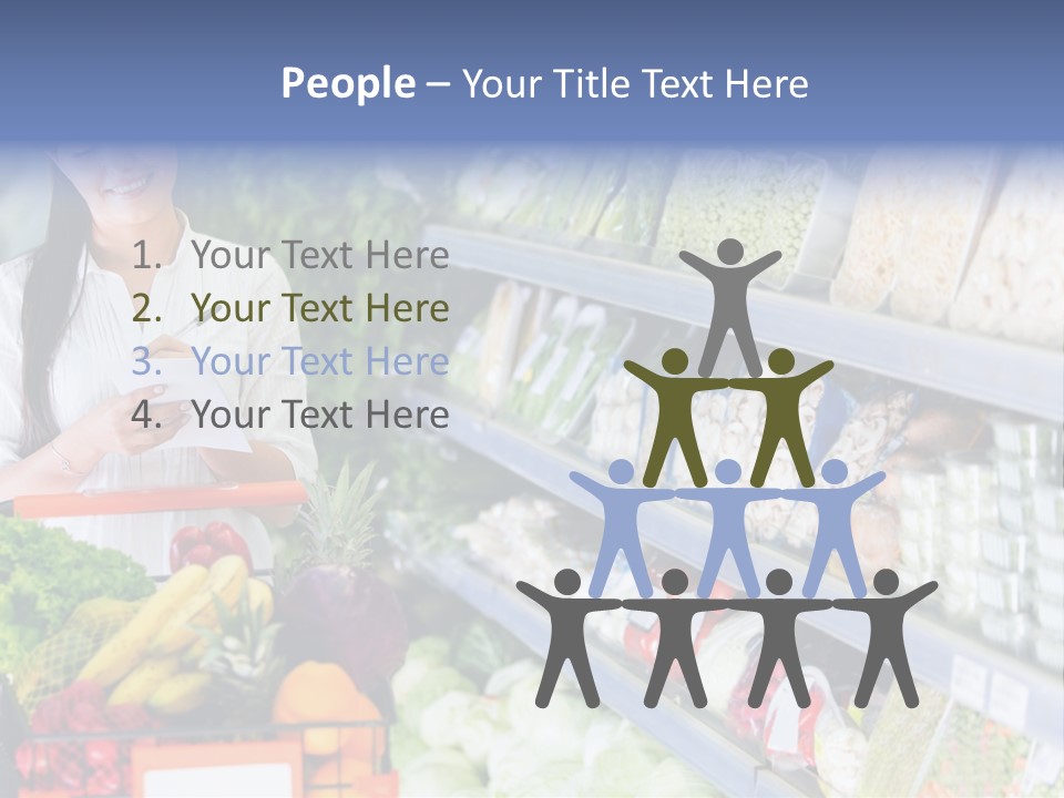 Lifestyle Checked Retail PowerPoint Template
