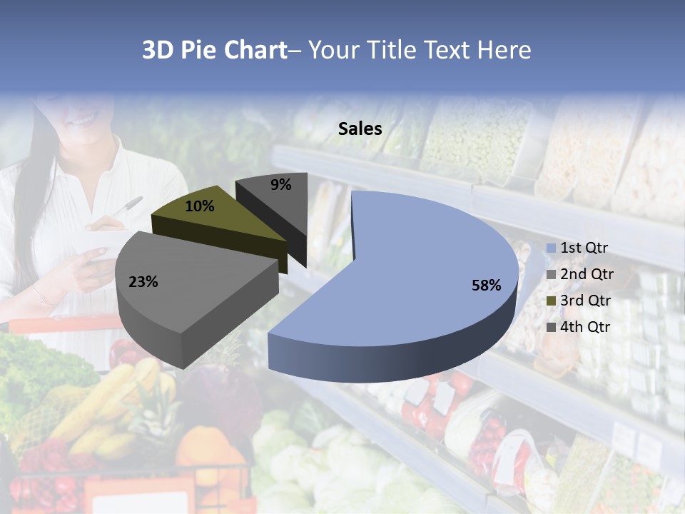 Lifestyle Checked Retail PowerPoint Template