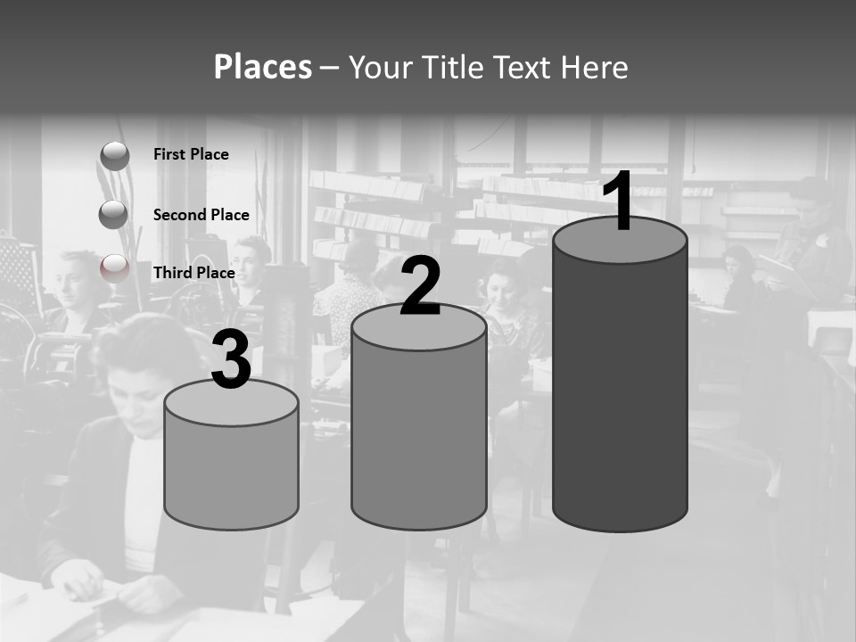 Women Work Nostalgic PowerPoint Template