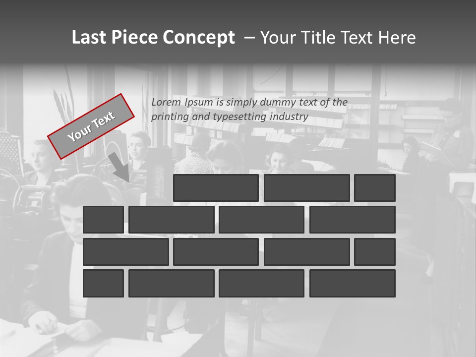 Women Work Nostalgic PowerPoint Template