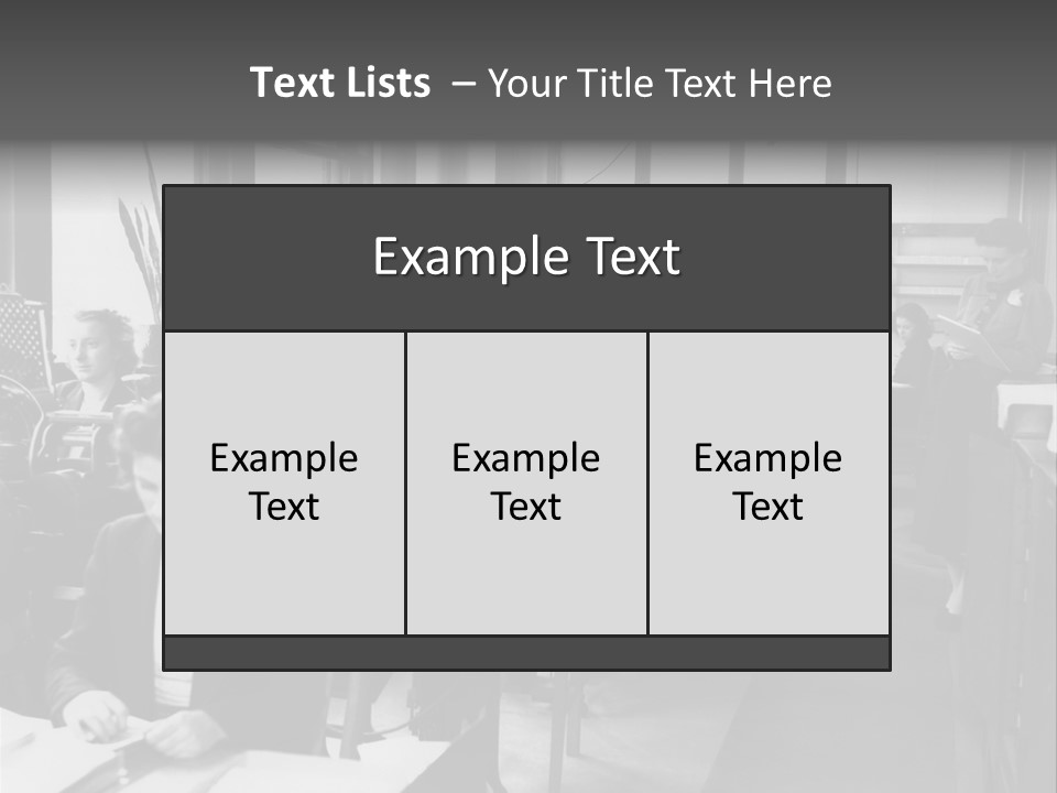 Women Work Nostalgic PowerPoint Template