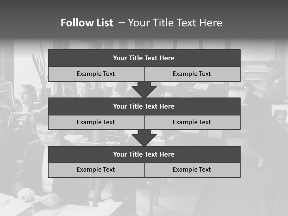 Women Work Nostalgic PowerPoint Template
