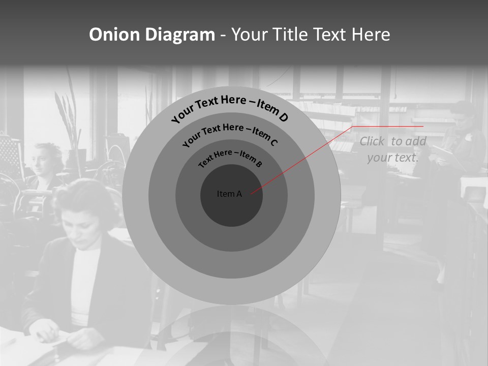 Women Work Nostalgic PowerPoint Template