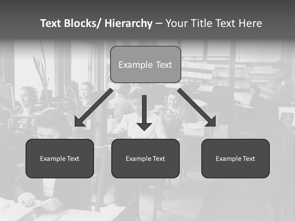 Women Work Nostalgic PowerPoint Template